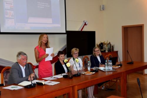 Spotkanie otworzyła p. Maria Jolanta Batycka-Wąsik - Wójt Gminy Lesznowola.