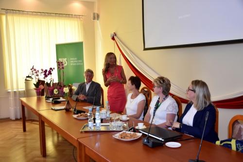 Spotkanie podsumowała p. Maria Jolanta Batycka-Wąsik - Wójt Gminy Lesznowola.